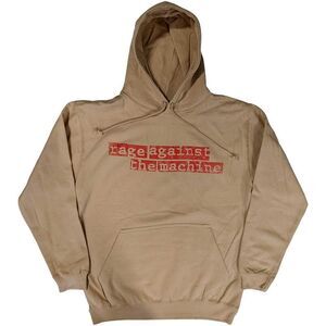 Rage Against the Machine Unisex Adult Nuns Back Print Hoodie / Sand